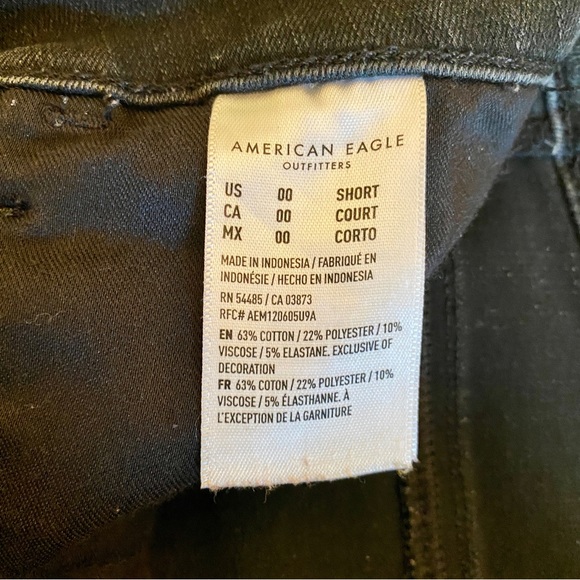 American Eagle The Dream Jean High Waisted Legging 00 Short - Picture 7 of 7